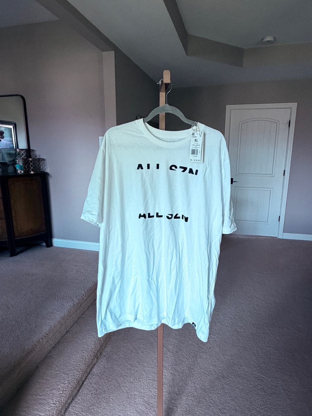 adidas White Short-Sleeve Graphic Tee